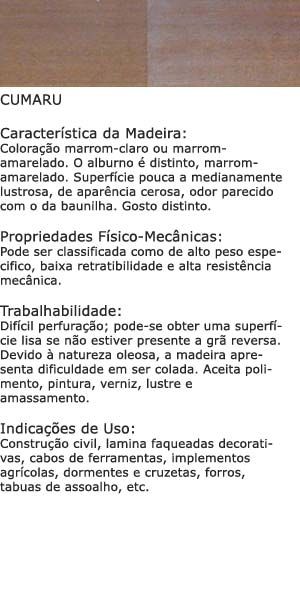 Cumaru 4 cm (30 a 39 largura) Seco estufa